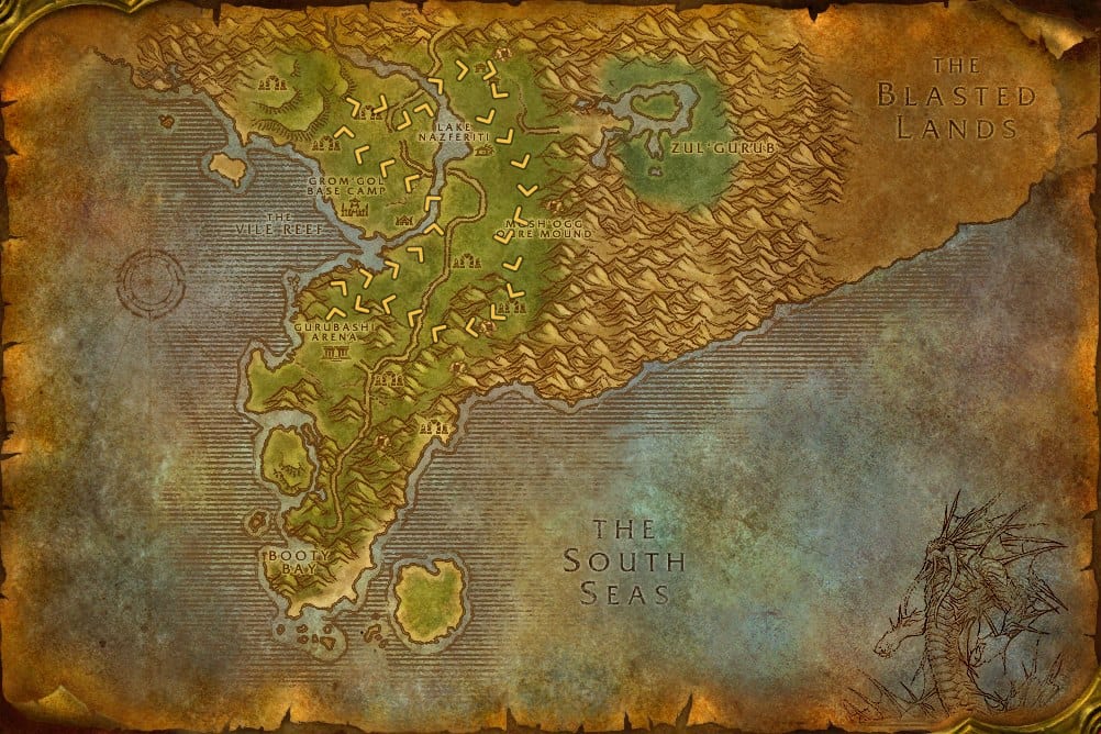 Stranglethorn Vale Herbalism Leveling Route
