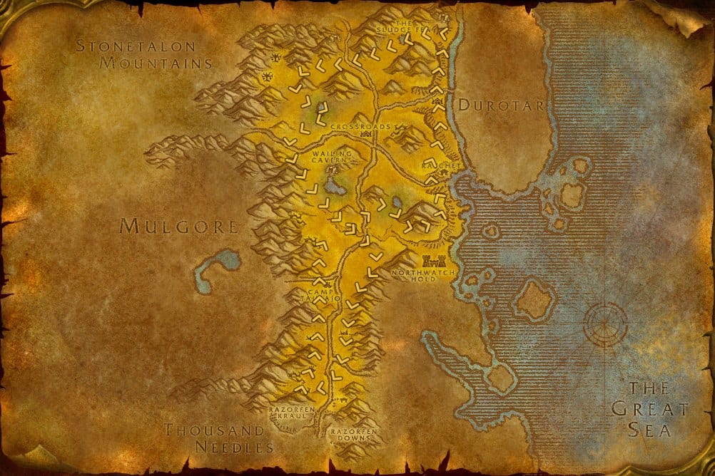 Barrens Herbalism Leveling Route