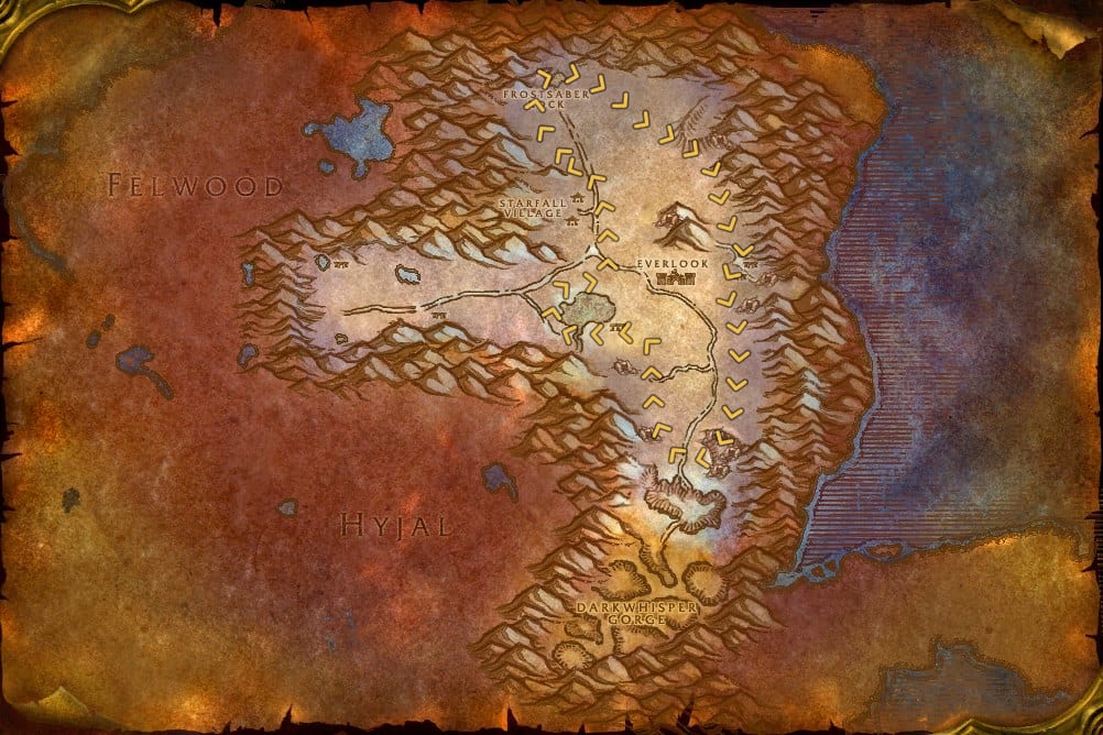 Winterspring Mining Leveling Route